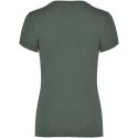 Fox koszulka damska z krótkim rękawem melanż butelkowa zieleń (R66615A2)