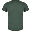 Fox koszulka męska z krótkim rękawem melanż butelkowa zieleń (R66605A3)