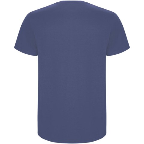 Stafford koszulka męska z krótkim rękawem niebieski dżins (R66811K6)