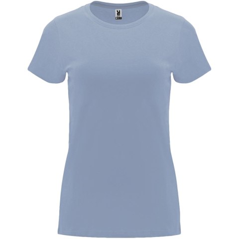 Capri koszulka damska z krótkim rękawem błękit zen