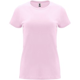 Capri koszulka damska z krótkim rękawem jasny różowy