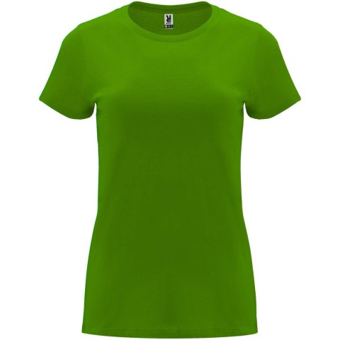 Capri koszulka damska z krótkim rękawem trawiasta zieleń