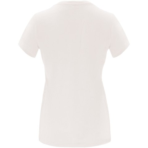 Capri koszulka damska z krótkim rękawem wintage biel