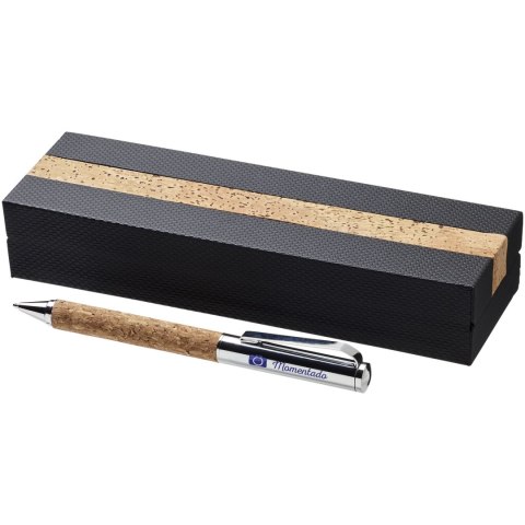Długopis Cortegana naturalny, srebrny