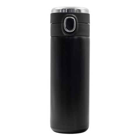 Kubek termiczny z termometrem Bounce 420 ml, czarny