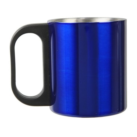 Metalowy termos Picnic 480 ml + 2 kubki, niebieski/srebrny - druga jakość