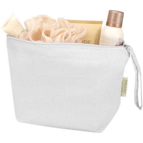 Odisha duża organiczna saszetka z certyfikatem OCS na akcesoria o gramaturze 180 g/m², 3 l biały (12078501)