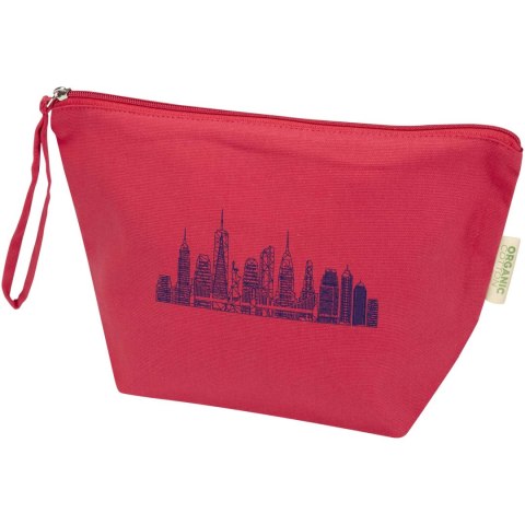 Odisha duża organiczna saszetka z certyfikatem OCS na akcesoria o gramaturze 180 g/m², 3 l czerwony (12078521)