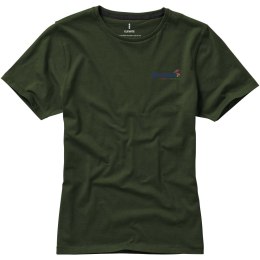 Damski t-shirt Nanaimo z krótkim rękawem wojskowy zielony