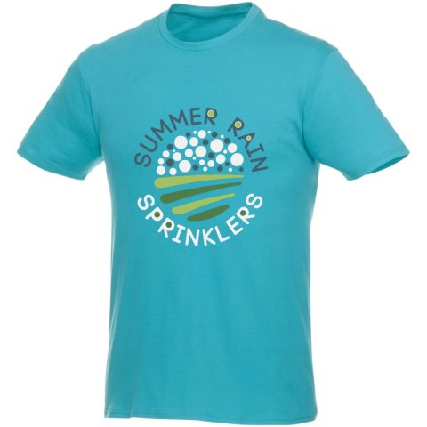 Męski T-shirt z krótkim rękawem Heros akwamarynowy