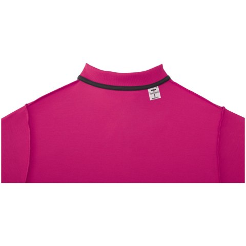Helios - koszulka męska polo z krótkim rękawem magenta (38106210)