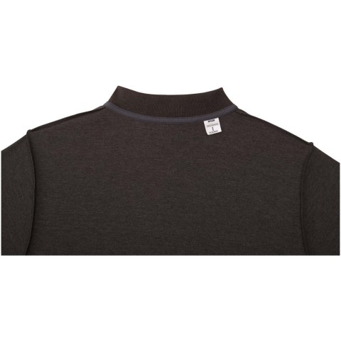 Helios - koszulka męska polo z krótkim rękawem węgiel drzewny (38106983)