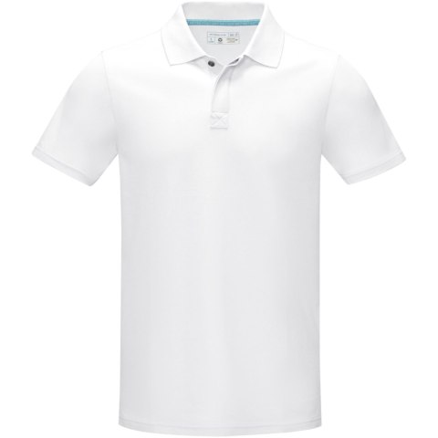 Męska organiczna koszulka polo Graphite biały