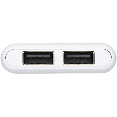 Odyssey powerbank o wysokiej gęstości energetycznej, 5000 mAh biały