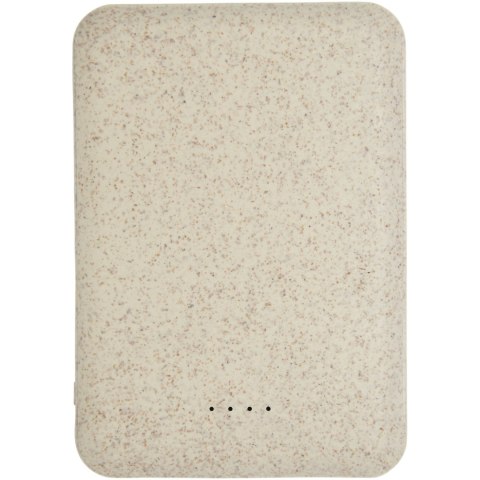 Powerbank Asama o pojemności 5000 mAh ze słomy pszenicznej beżowy