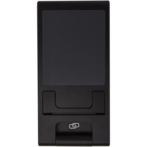 Rise smukły aluminiowy stojak na telefon czarny