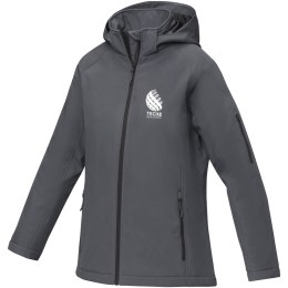 Notus damska ocieplana kurtka softshell burzowy szary