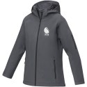 Notus damska ocieplana kurtka softshell burzowy szary