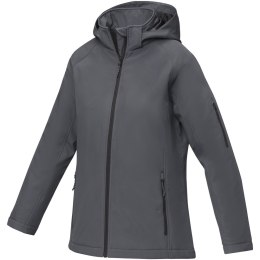 Notus damska ocieplana kurtka softshell burzowy szary