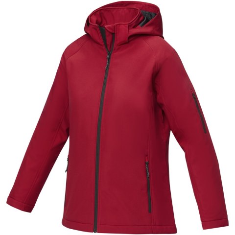 Notus damska ocieplana kurtka softshell czerwony