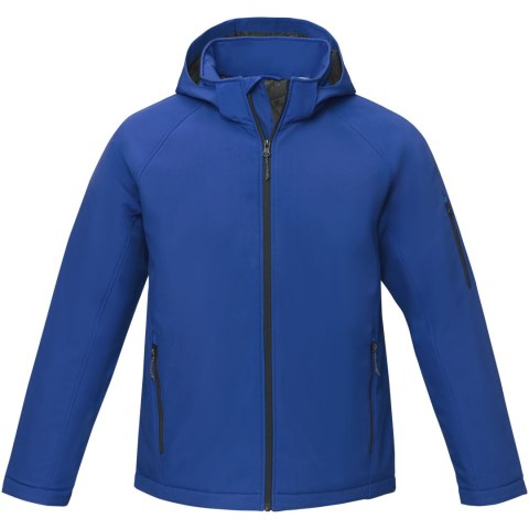 Notus męska ocieplana kurtka softshell niebieski
