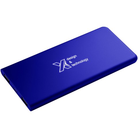 Powerbank z podświetlanym logo - SCX.design P15 niebieski refleks