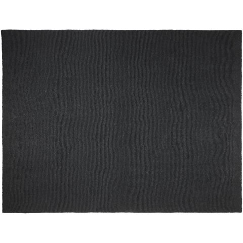 Suzy koc z dzianiny poliestrowej z certyfikatem GRS o wymiarach 150 x 120 cm czarny