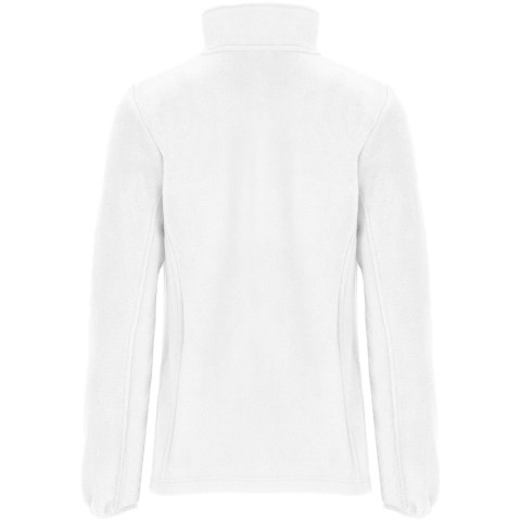 Artic damska kurtka polarowa z zamkiem błyskawicznym na całej długości biały (R64131Z2)