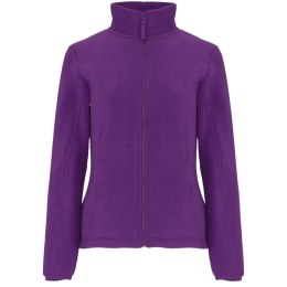 Artic damska kurtka polarowa z zamkiem błyskawicznym na całej długości fioletowy