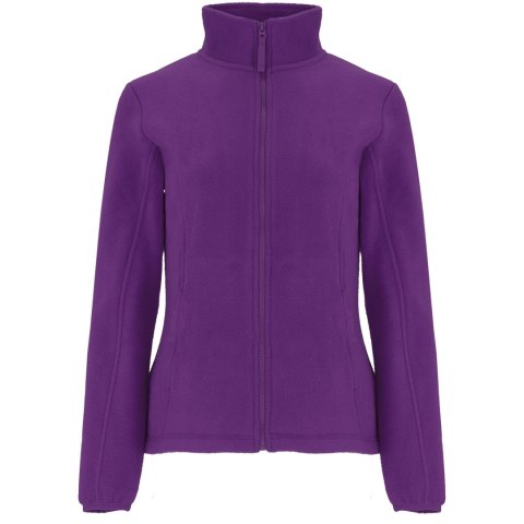 Artic damska kurtka polarowa z zamkiem błyskawicznym na całej długości fioletowy