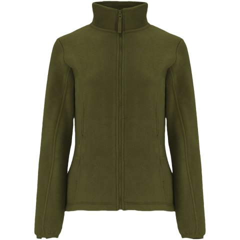 Artic damska kurtka polarowa z zamkiem błyskawicznym na całej długości sosnowa zieleń (R64135S3)