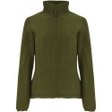 Artic damska kurtka polarowa z zamkiem błyskawicznym na całej długości sosnowa zieleń