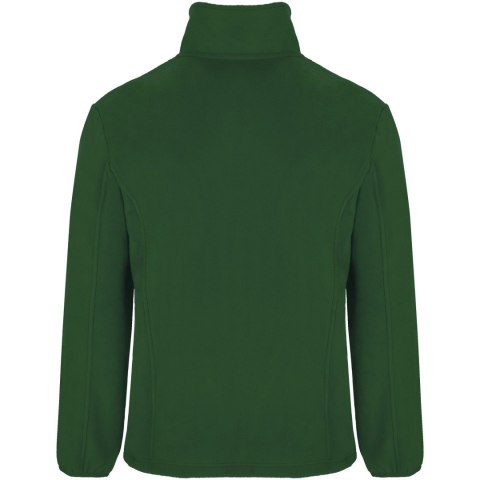 Artic męska kurtka polarowa z zamkiem błyskawicznym na całej długości butelkowy zielony