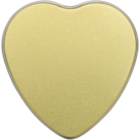 Blissful świeca w puszce w kształcie serca o zapachu wanilii różowe złoto (12635340)