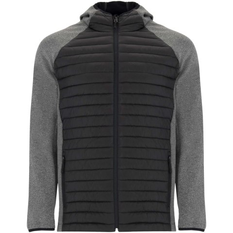 Minsk hybrydowa ocieplana kurtka unisex czarny, ołowiowy