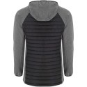 Minsk hybrydowa ocieplana kurtka unisex czarny, ołowiowy