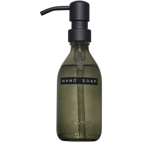 Wellmark Discovery dozownik mydła w płynie o pojemności 250 ml i zestaw świec zapachowych 150 g czarny