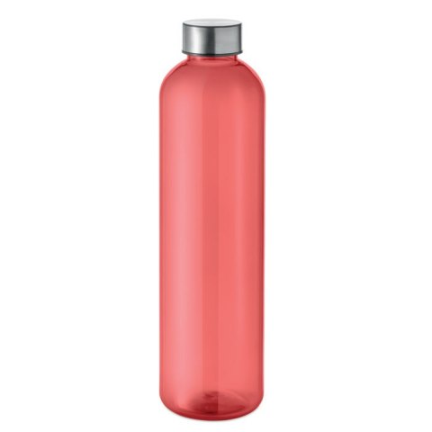 Butelka RPET 1000 ml przezroczysty czerwony
