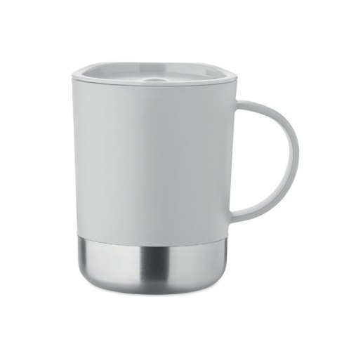 Kubek z 1 ścianką 300 ml szary