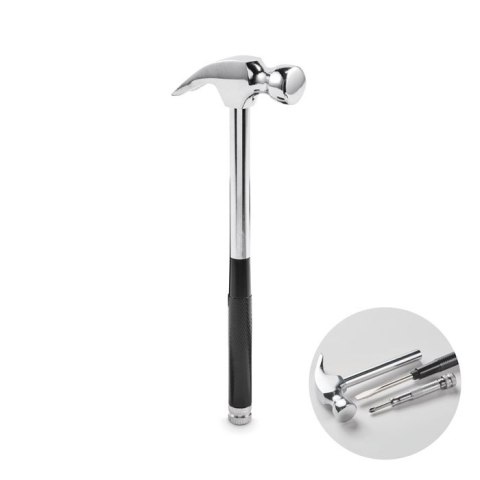 Młotek ze stali węglowej srebrny