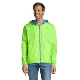 SKATE LINED WINDBREAKER Neon lime/Royal blue XS (S01171-GP-XS)