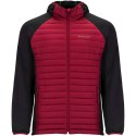 Minsk hybrydowa ocieplana kurtka unisex czerwony, czarny