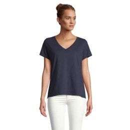 REGENT V T-SHIRT WOMEN French Navy XXL (S04766-FN-XXL)