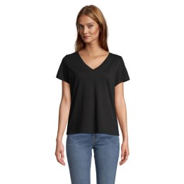 REGENT V T-SHIRT WOMEN deep black XXL (S04766-DB-XXL)
