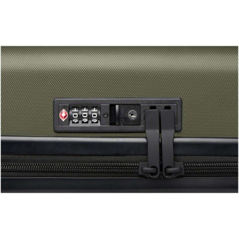 Rover twarda walizka na kółkach z tworzyw sztucznych pochodzących z recyklingu z certyfikatem GRS o wysokości 51 cm i