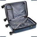 Rover twarda walizka na kółkach z tworzyw sztucznych pochodzących z recyklingu z certyfikatem GRS o wysokości 51 cm i