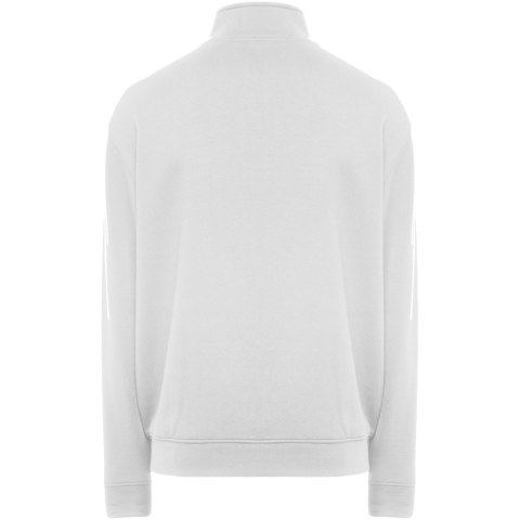 Ulan bluza unisex z zamkiem błyskawicznym na całej długości biały