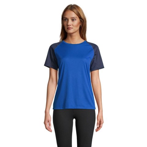 VORTEX WOMEN RAGLAN T-SHIRT French navy/Royal blue M (S04788-ET-M)