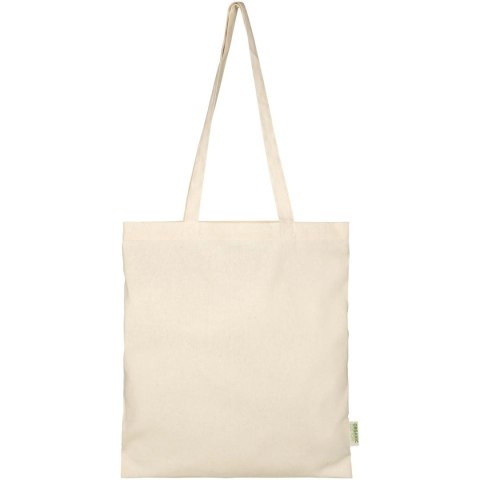 Odisha organiczna torba na zakupy z certyfikatem OCS o gramaturze 140 g/m², 7 l naturalny