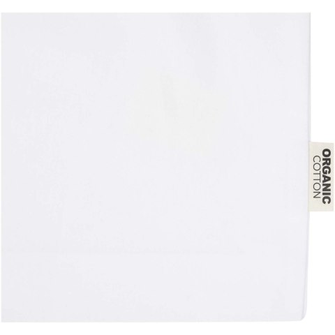 Odisha organiczna torba na zakupy z certyfikatem OCS o gramaturze 180 g/m² z pełnym dnem, 14 l biały